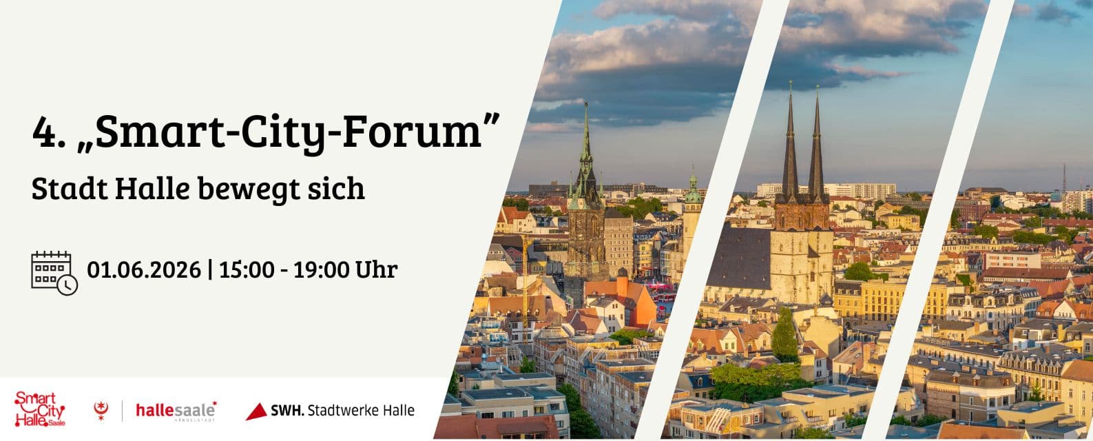 4. Smart-City-Forum: Stadt Halle bewegt sich